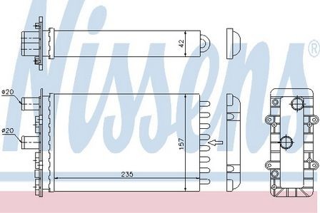 Nissens heater for - for, vw