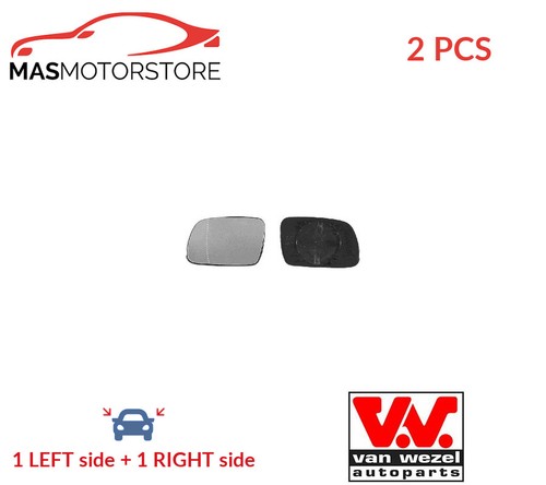 Rear view mirror glass pair - rear,