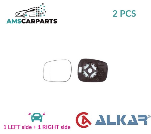 Rear view mirror glass pair - view,