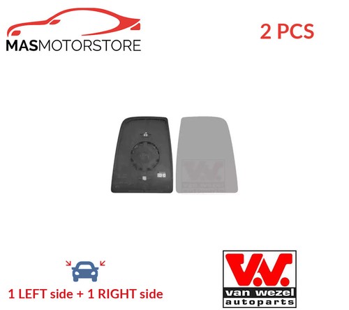 Rear view mirror glass pair - glass,