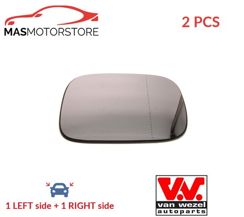 Rear view mirror glass - rear, pair