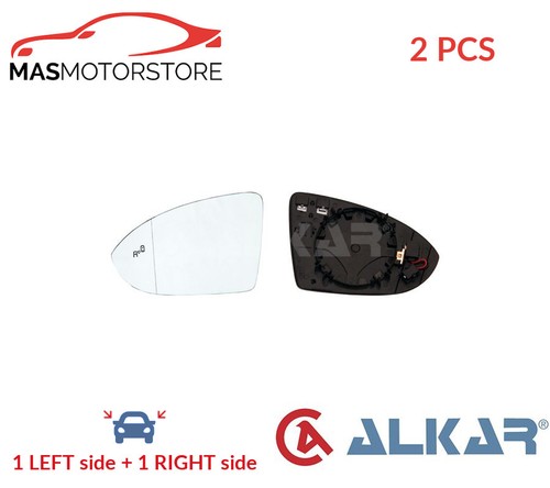Rear view mirror glass pair - view,