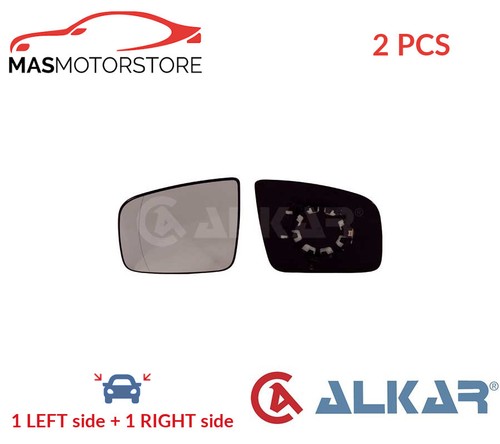 Rear view mirror glass pair - rear,