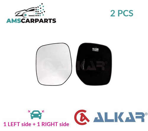 Rear view mirror glass - rear, pair