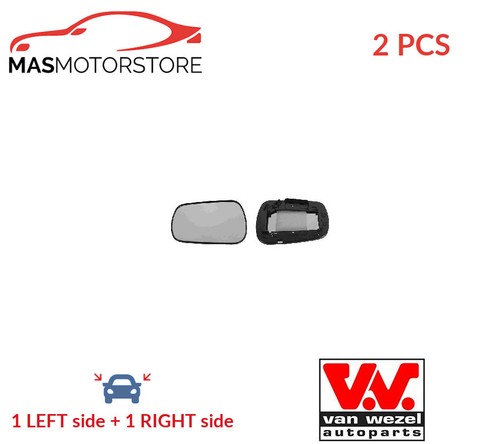 Rear view mirror glass - mirror, pair