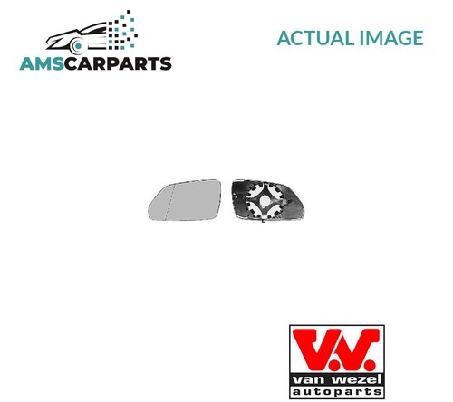 Rear view mirror glass - rear, lhd