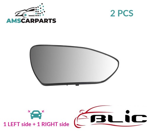 Rear view mirror glass pair - rear,