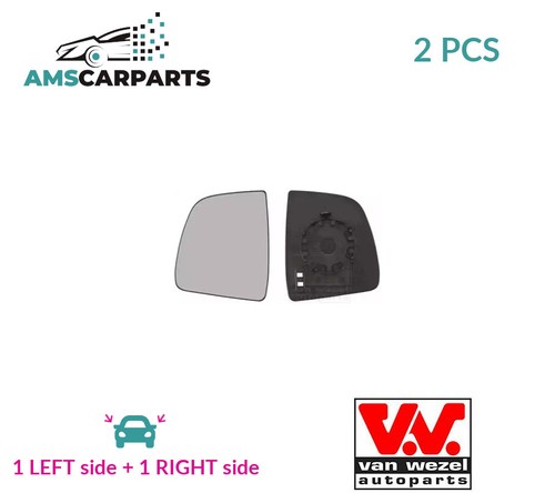 Rear view mirror glass pair - rear,