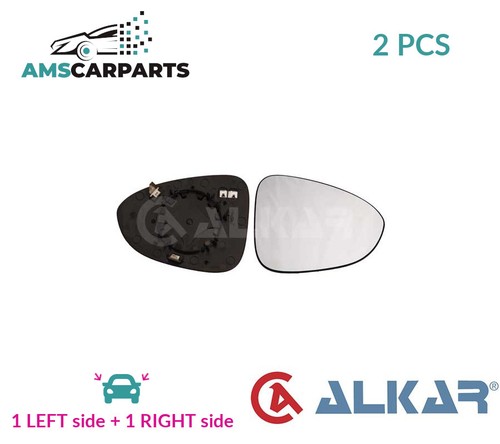 Rear view mirror glass - rear, pair