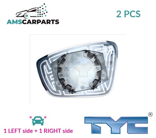 Rear view mirror glass - mirror, pair