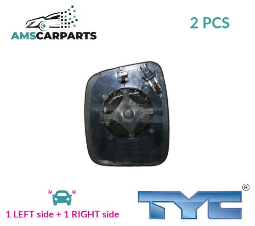 Rear view mirror glass pair - rear,