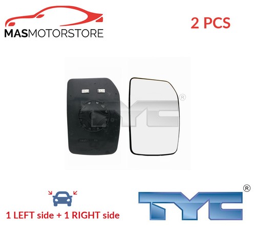 Rear view mirror glass pair - rear,