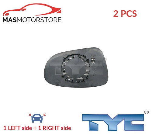 Rear view mirror glass - mirror, pair