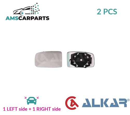 Rear view mirror glass pair - rear,