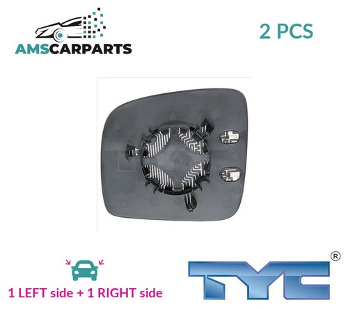 Rear view mirror - rear, pair