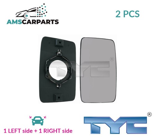 Rear view mirror glass - glass, pair