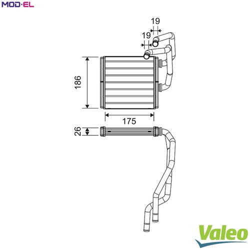 Heat exchanger interior - heat,
