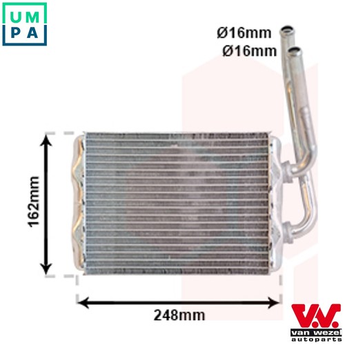 Heat exchanger interior - exchanger,
