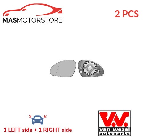 Rear view mirror glass - mirror, pair