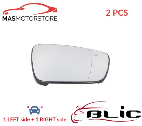 Rear view mirror glass - glass, pair