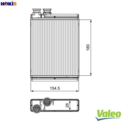 Heat exchanger interior - heat,