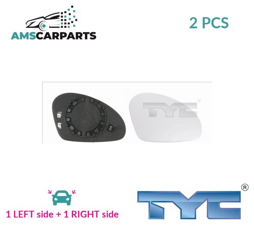 Rear view mirror glass pair - rear,