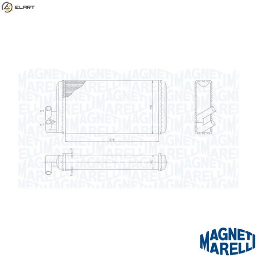 Heat exchanger interior - exchanger,