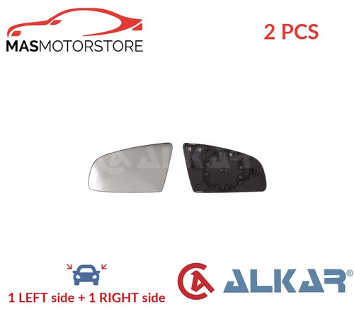 Rear view mirror glass - rear, pair