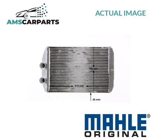 Heater radiator exchanger lhd - radiator,