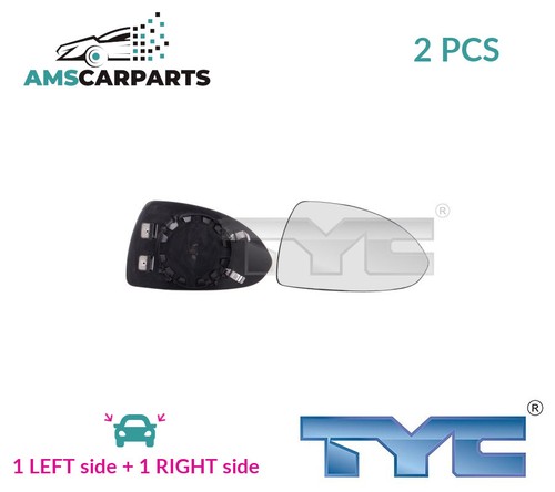Rear view mirror - rear, pair