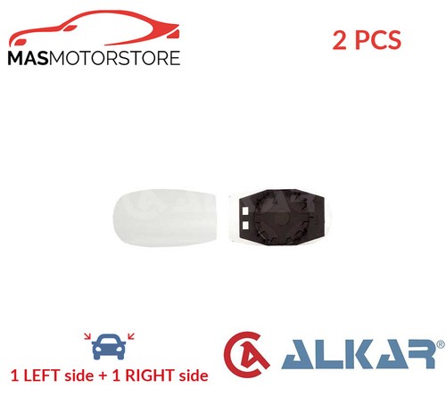 Rear view mirror glass pair - rear,