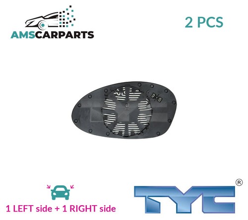 Rear view mirror glass pair - mirror,