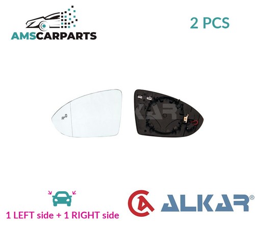 Rear view mirror glass pair - rear,