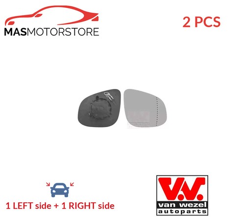 Rear view mirror glass pair - view,