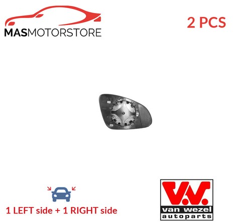 Rear view mirror glass pair - rear,