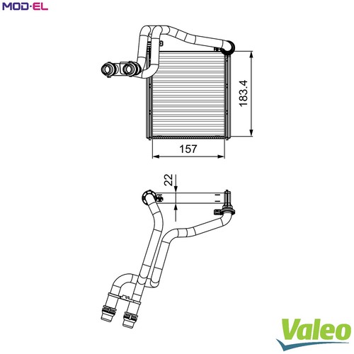 Heat exchanger interior - heat,