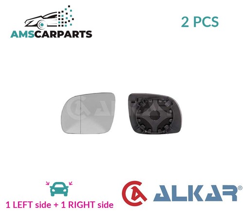 Rear view mirror glass pair - rear,