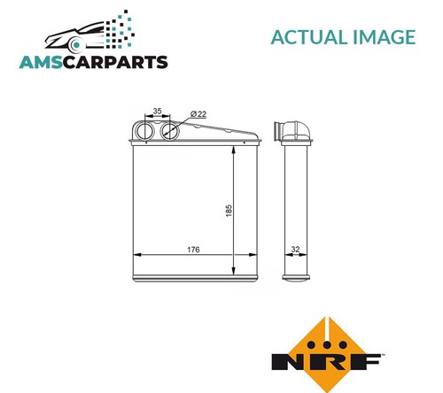 Heater radiator exchanger lhd - exchanger,