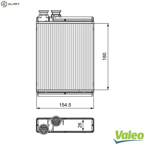 Heat exchanger interior - exchanger,
