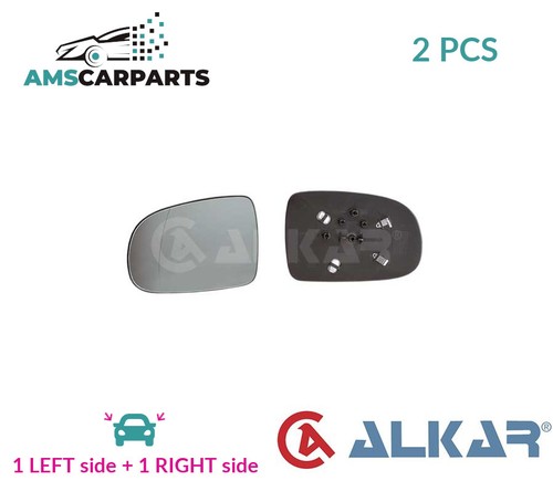 Rear view mirror glass pair - view,