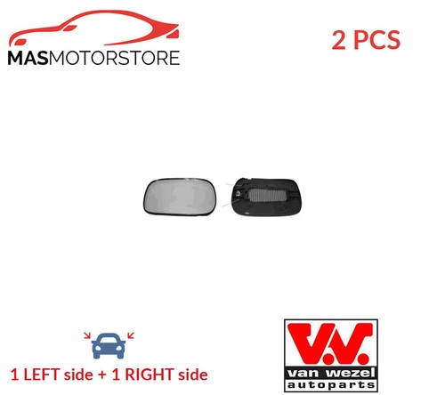 Rear view mirror glass pair - rear,