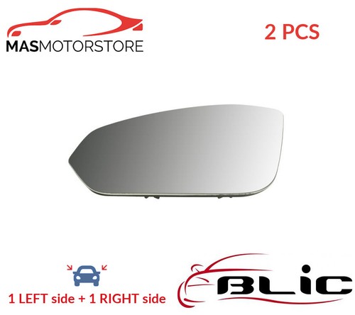Rear view mirror glass - view, pair