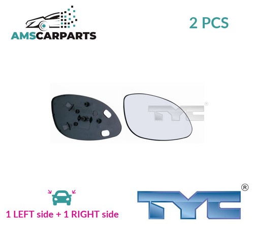 Rear view mirror glass pair - view,