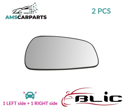 Rear view mirror glass - glass, pair