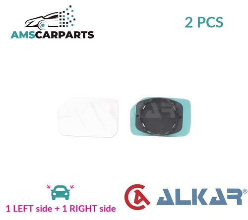 Rear view mirror glass pair - rear,