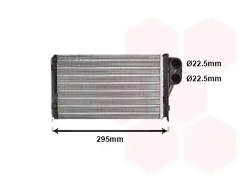 Heater core 40006240 van wezel - core,