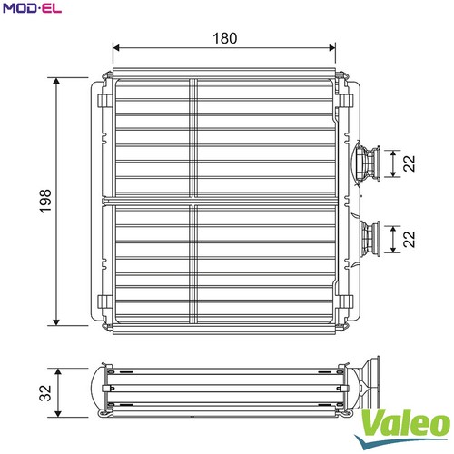 Heat exchanger interior - heat,