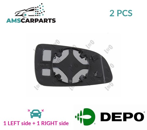 Rear view mirror glass pair - view,