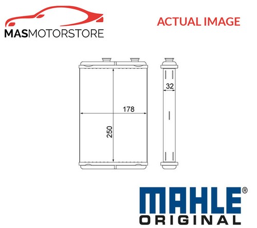 Heater radiator exchanger lhd - exchanger,