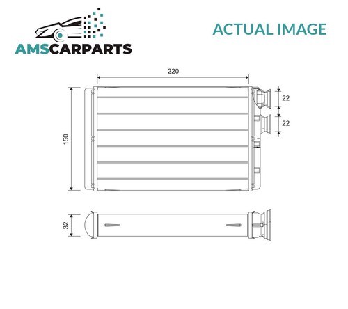 Heater radiator exchanger - heater,